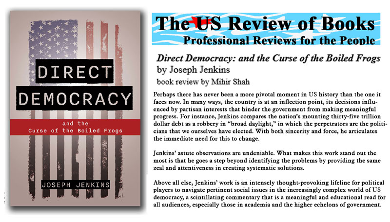 Direct Democracy - book by Joseph Jenkins, reviewed by US Review of Books